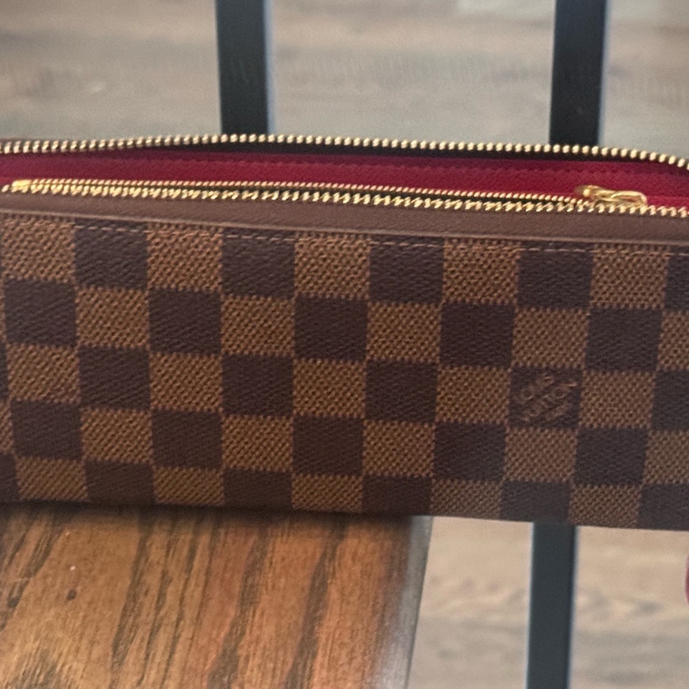 Louis Vuitton Brown Checkered Wallet